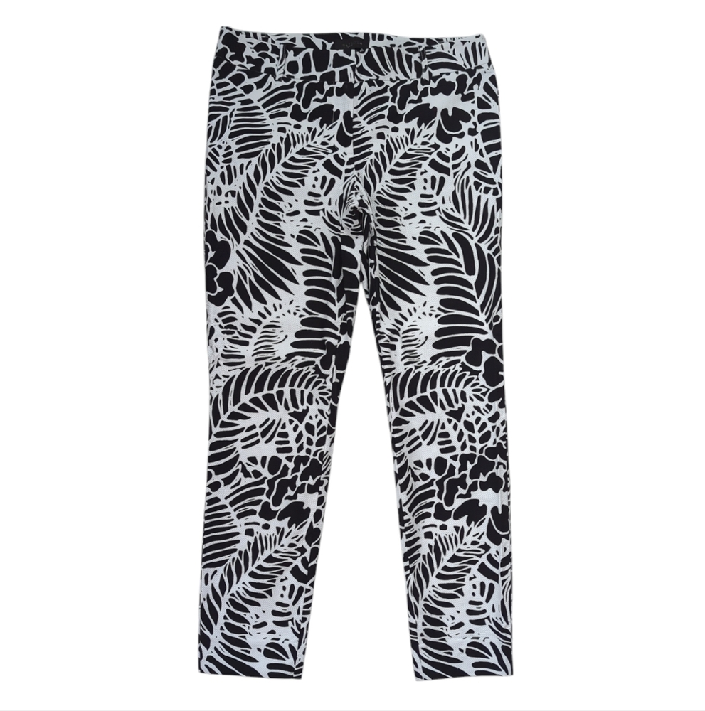 Talbots Grid Pattern Textured Ankle Cropped Pants… - image 2